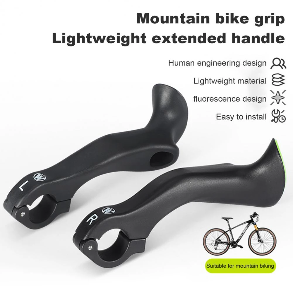 

1 Pair Mountain Bike Handlebar Extender 21.8-22.2mm Universal Mountain Bike Grips for Mountain Bike Road Bike Cross Country Bike