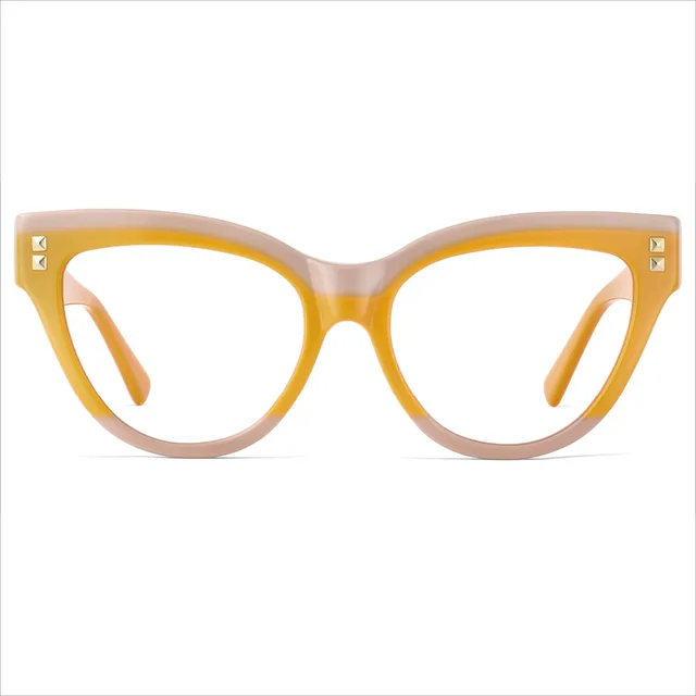 Óculos de Grau Feminino Oversized Olho de Gato | Acetato, Anti Luz Azul, com Estojo – Estilo e Conforto para o Dia a Dia - Imagem 7