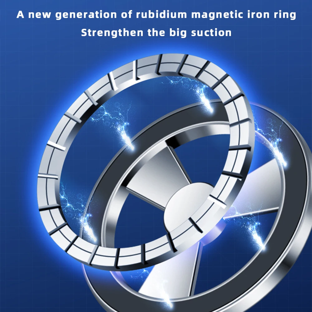 Alloy Magnetic Car Phone Holder Anti-shake Mobile Phone Bracket For SUVs Vehicle