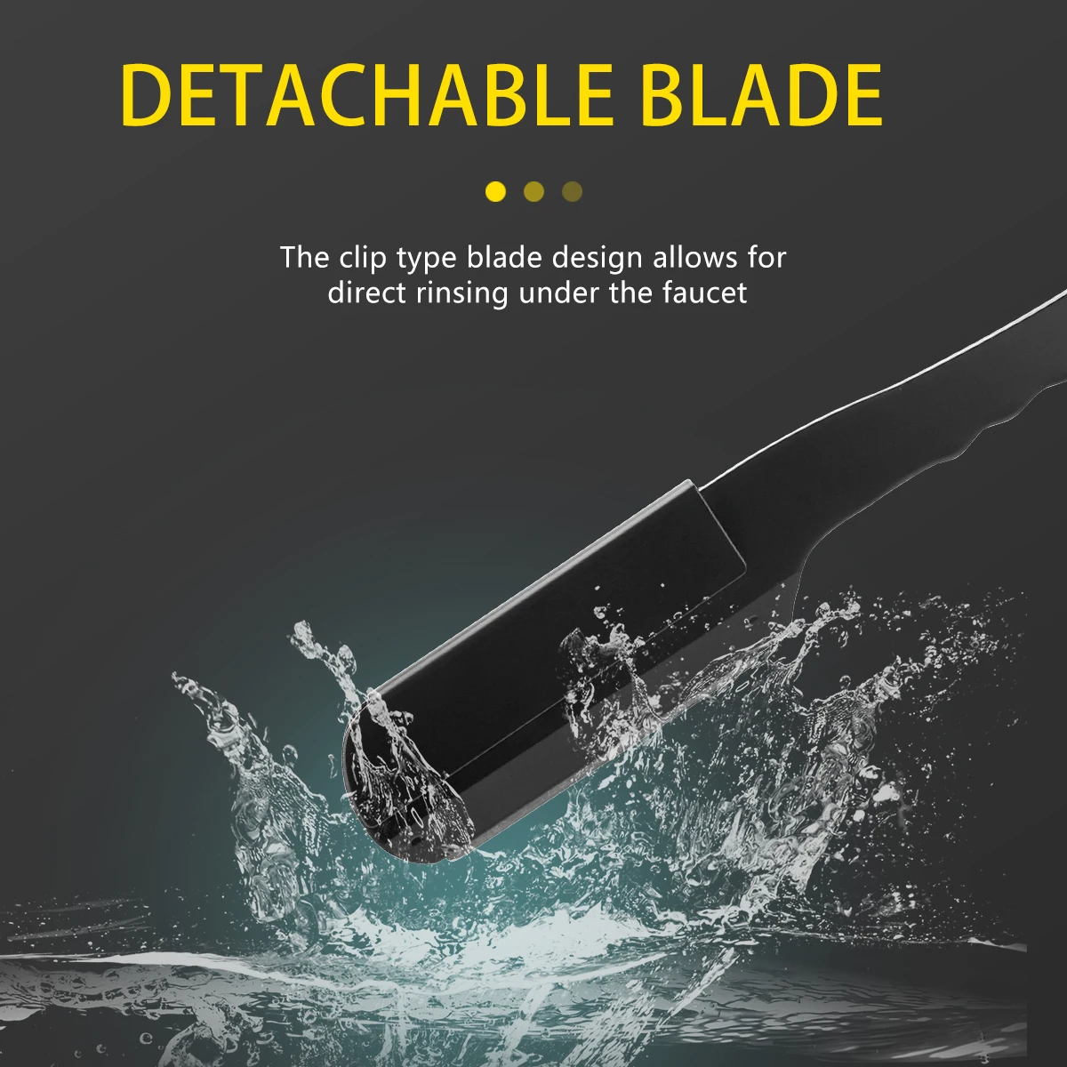 전문 스테인레스 스틸 이발사 면도날 날카로운 직선 면도기 수동 면도기 도구 - 손질 매니아를위한 선물