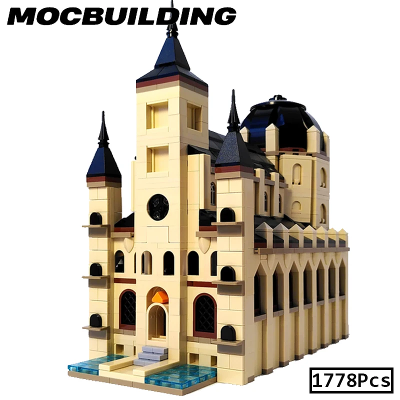 Moc Zeldaed Linked Temple Of Time Building Blocks Hyrule Castle Ocarina Of Time Display Assembly Toys Giocattolo Regalo