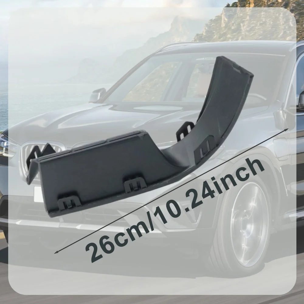 BMW X3 X4 G01 G02 2018 2019 2020 2021용 프론트 범퍼 그릴 트림 브래킷 2개 51118070393 51118070394