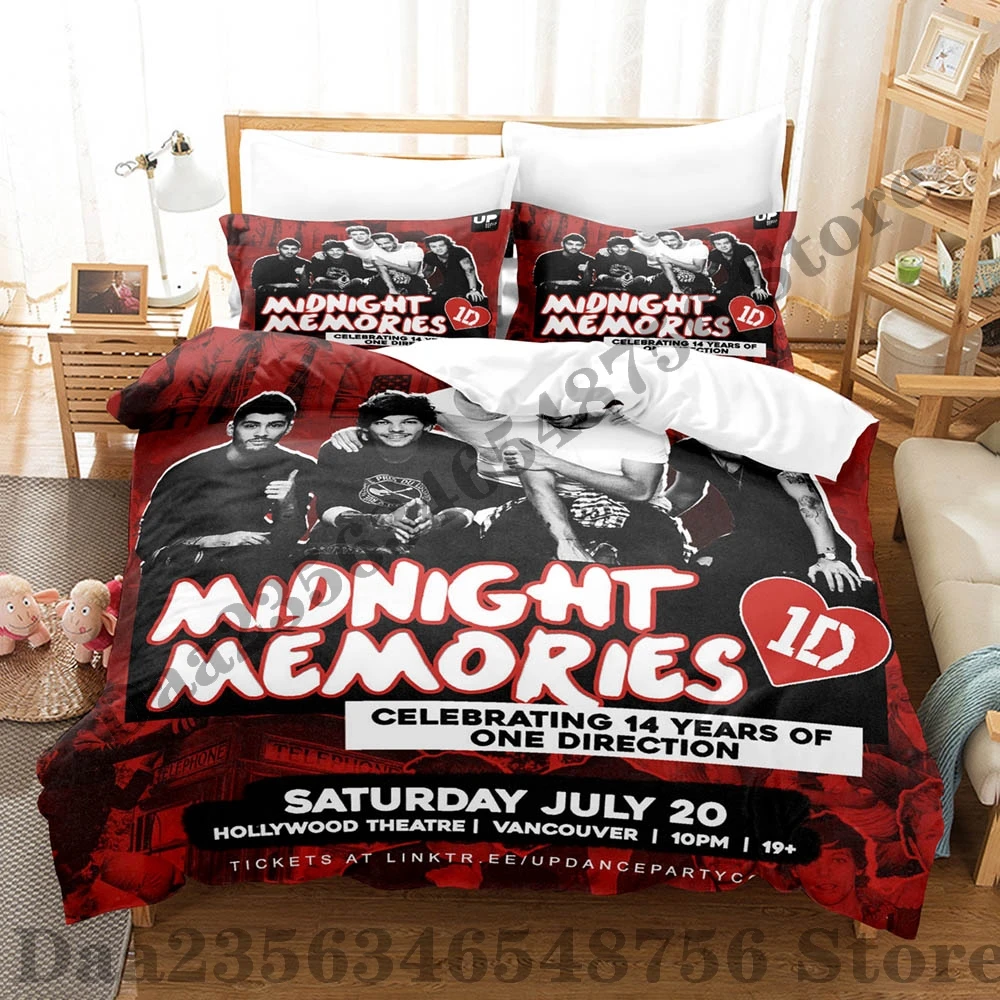 Direction One Bedding Set Single Twin Full Queen King Size Bed Set Adult Kid Bedroom Duvetcover Sets Print Anime Bed Sheet Set 4