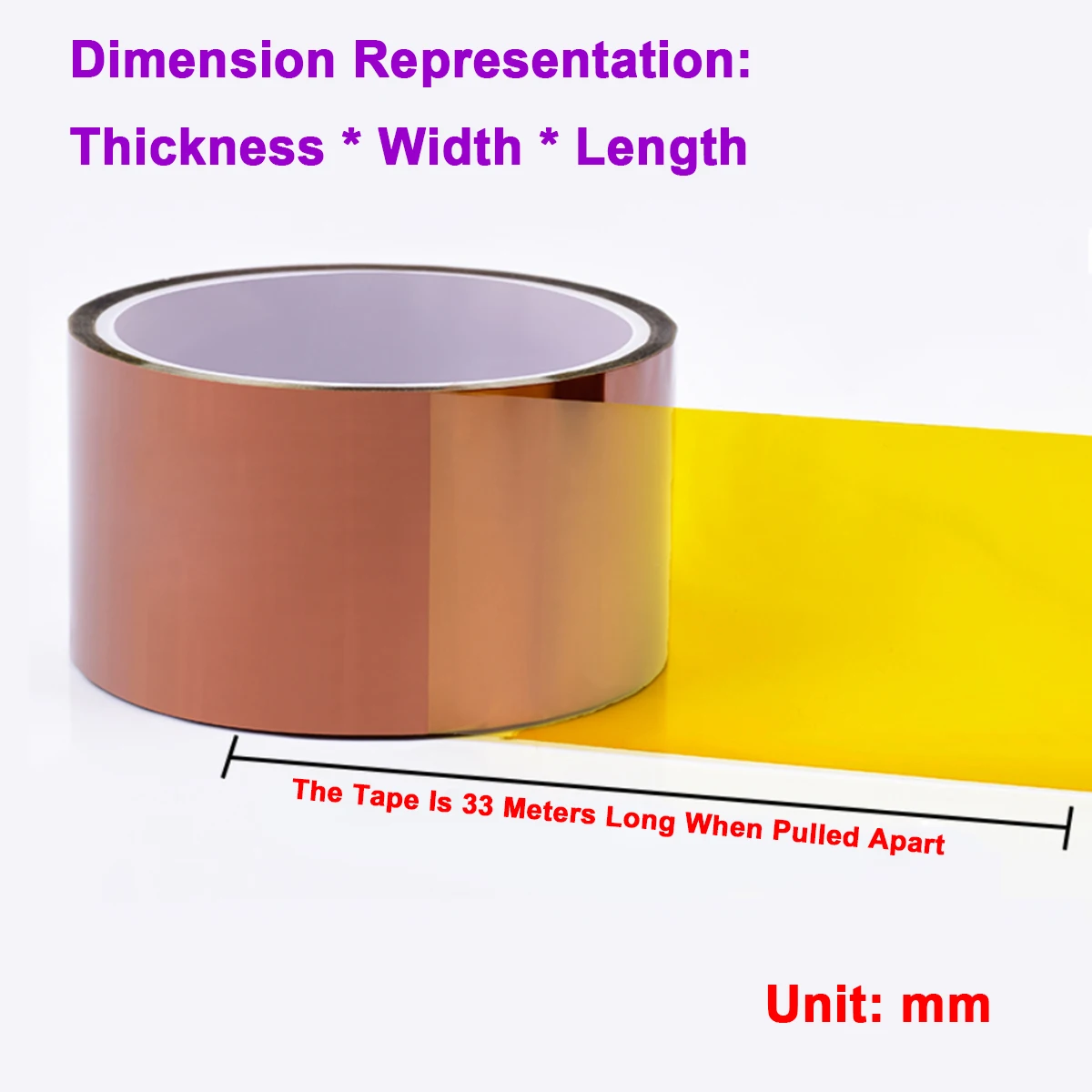 

Antistatic High Temperature 3D Thermal Transfer Polyimide Film Insulation Tape Mobile Phone Maintenance