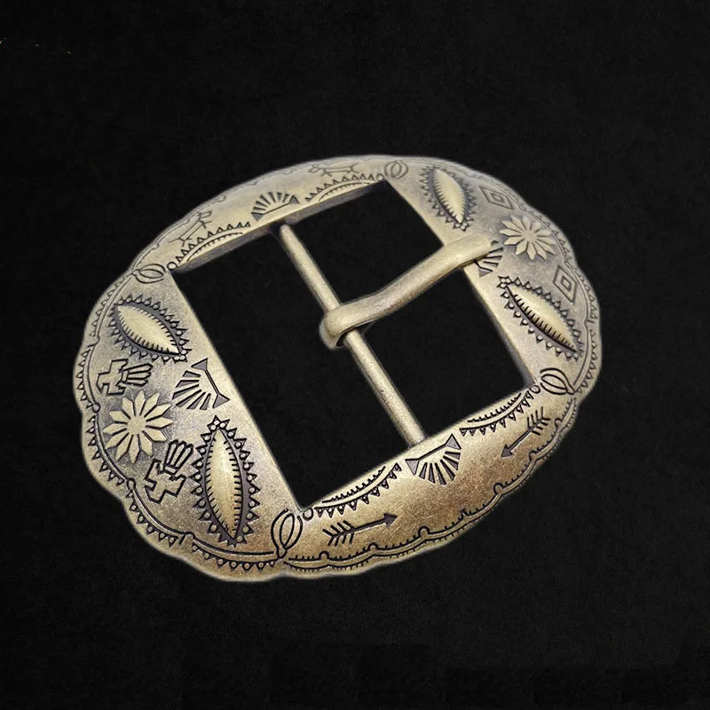 Elegant Metal Belt Buckle with Single Pin - 2 Color Options
