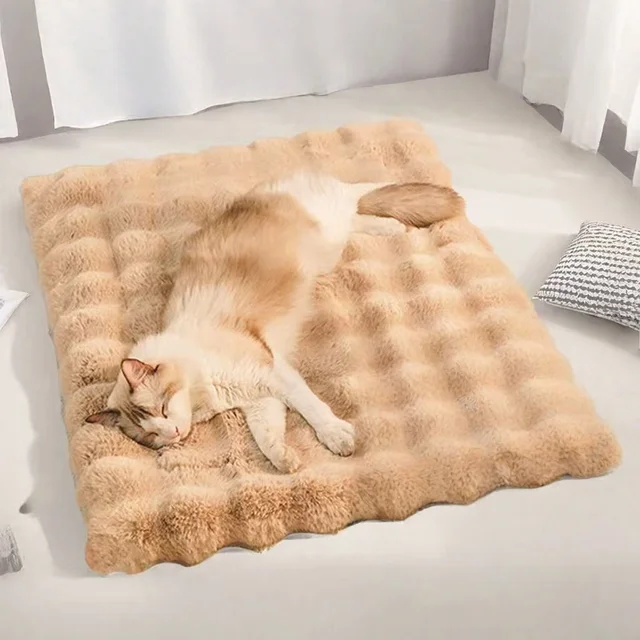 Pet Plush Mat Universal for all seasons Cat Bed Cat Blanket Warm Sleeping Mat for autumn and winter Dog Bed Dog Thick Mat 6