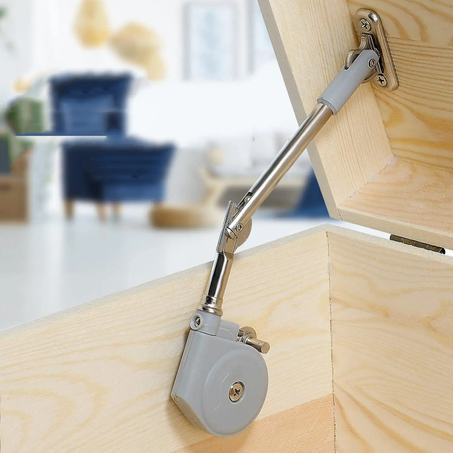 Cerniere Pieghevoli A Chiusura Lenta 105° - Per Scatole Giocattoli, Cassetti E Armadi - Foto 11