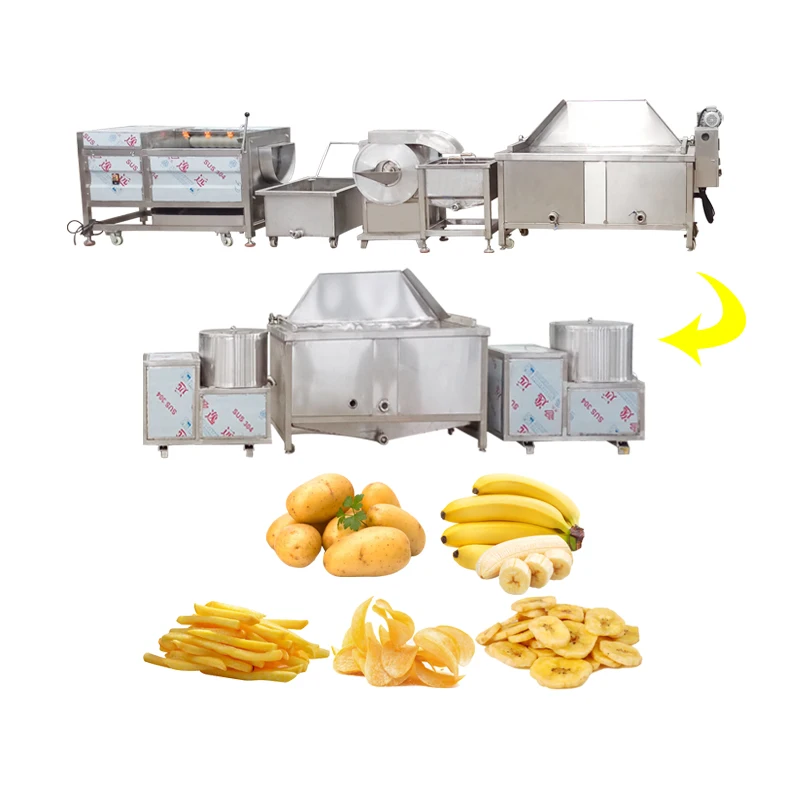 цена Seti Automatic Potato Chips Fry Line Equipment