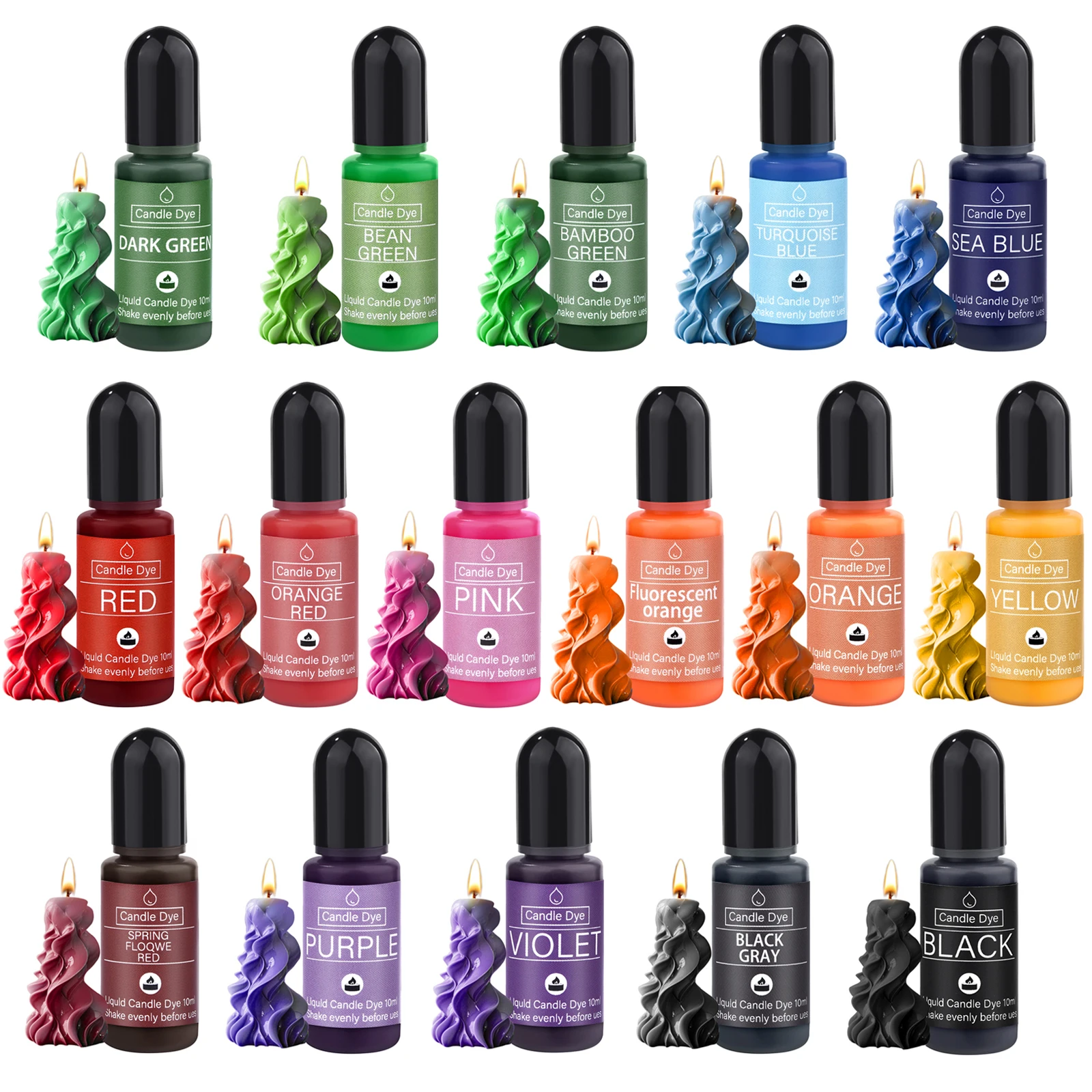Candle dyes pigment Candle Dye Pigment Liquid Dye For Candle Making Aromatherapy Essence Colorants For DIY Crafts Handmade