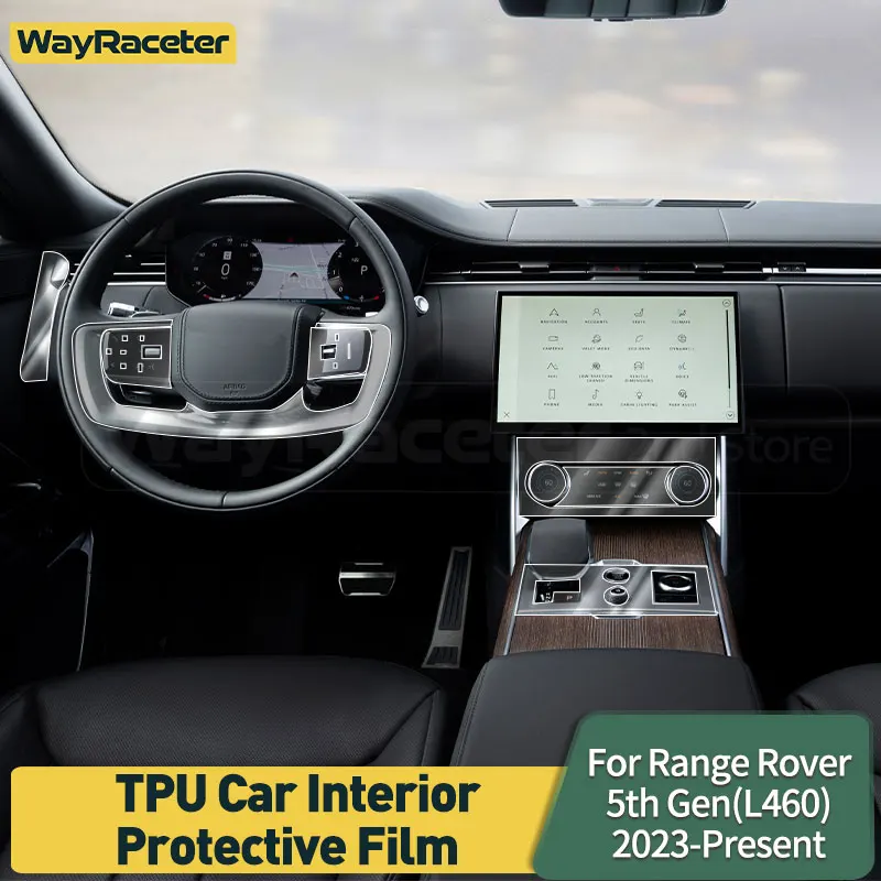 Autoguarigione Car Interior Central Console Gear Dashboard Tpu Vernice Pellicola Protettiva Per Range Rover L460 Sport L461 2023 2024