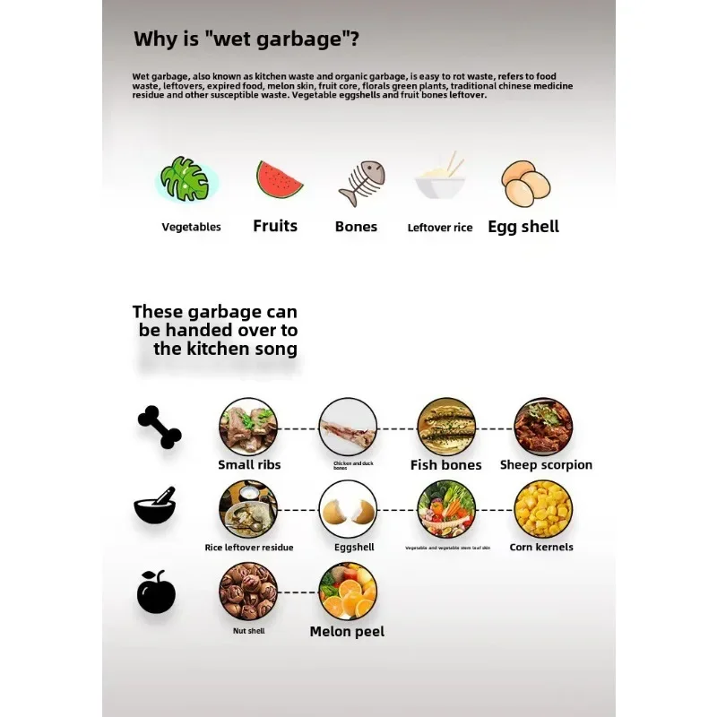 Hot-selling household food waste processor, kitchen sewer food grinder domestic waste processor