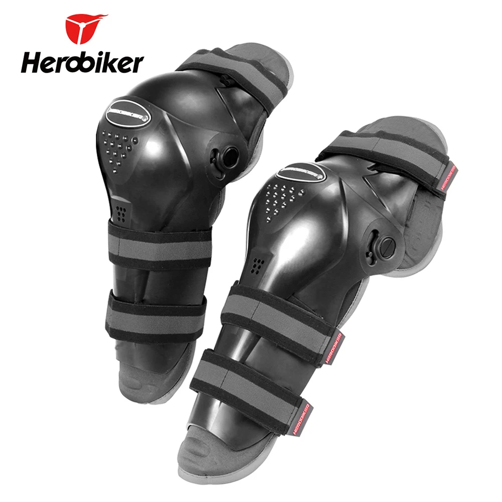

HEROBIKER Motorcycle Knee Pads Joelheira Motocross Protector Guard MTB Ski Protective Gear pad Moto Brace Support