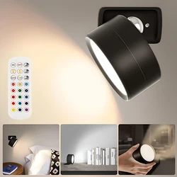 Adjustable LED Wall Sconce with Touch Control and Battery Operation (Dimmable)