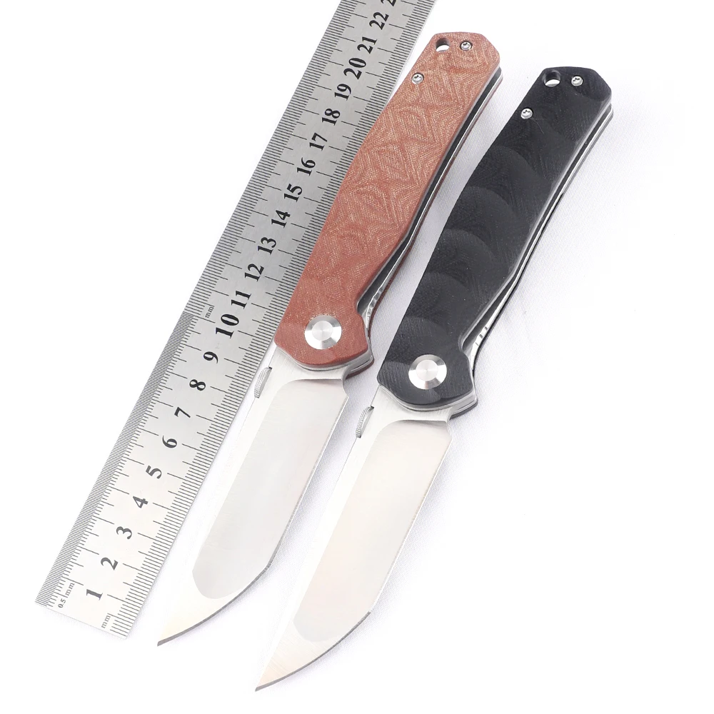 

Folding knife 14CN28 blade G10 handle EDC outdoor kitchen multi-function tool