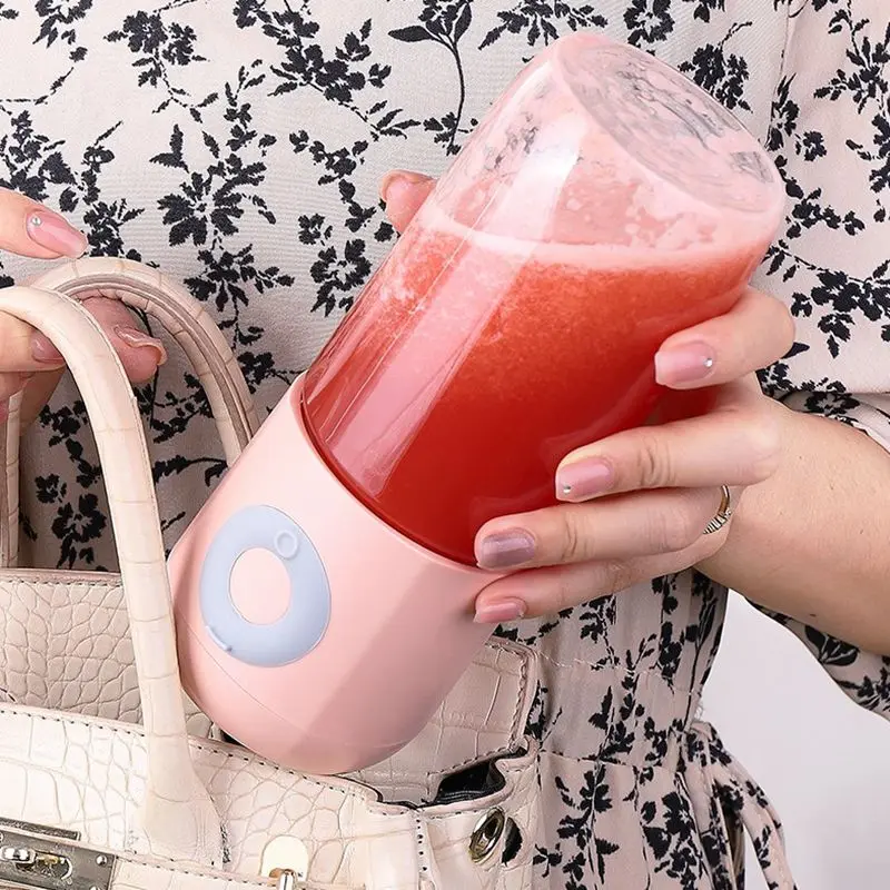 Mini Portable Juicer USB Rechargeable Electric Juicing Cup Milkshake Fruit Handheld Smoothie Blender Wireless Juice Machine 6