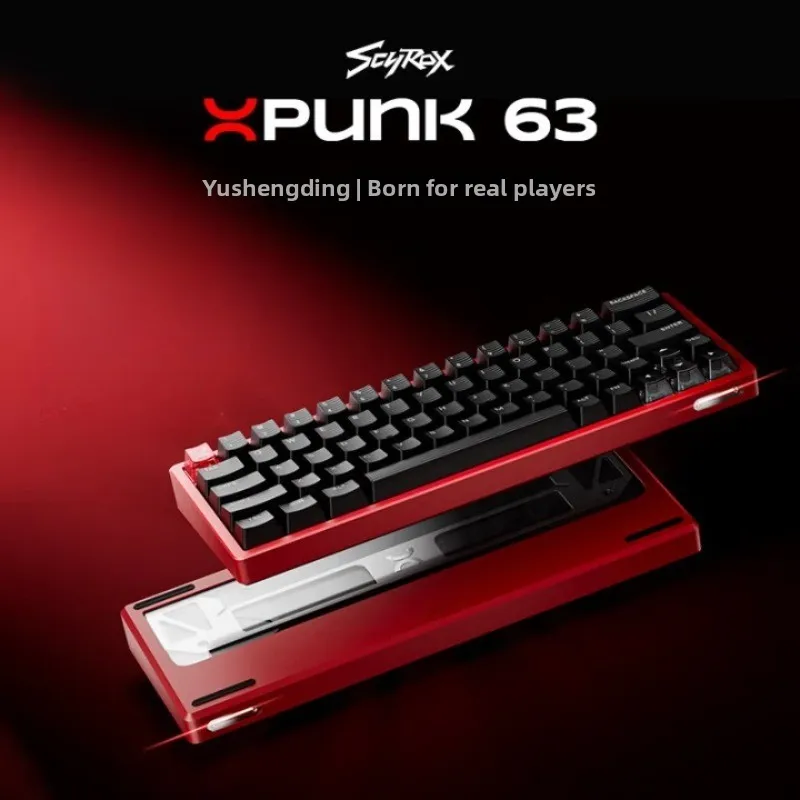 SCYROX Xpunk63 Magnetic Switch Aluminum Alloy Keyboard 63% Layout