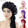 Beautiful Butterfly Printed Satin Bonnet Adjuestable Elastic Bandanas Cap Women Turban Headwrap Headscarf African Headwear 1