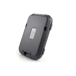Sleek RFID - Blocking Aluminum Wallet - Minimalist Metal Card Holder with Cash Clip (Gray)