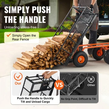 Heavy Duty Garden Utility Cart 5