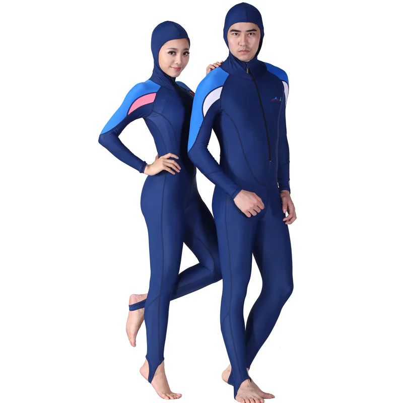 New Women Lady Lycra Dive Suits Jump Free Dive Full Body Water Drysuits Wetsuits 