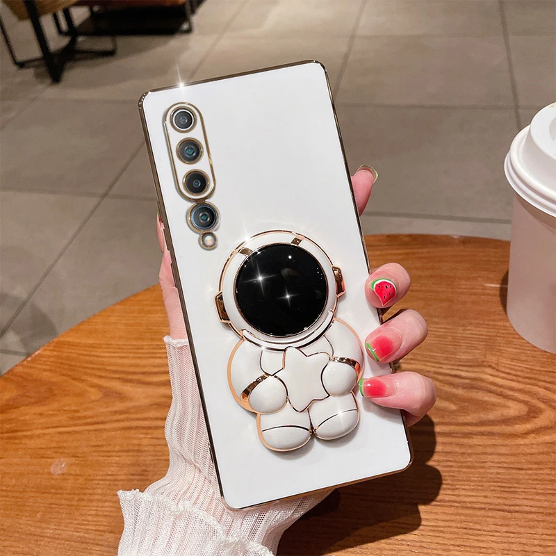 Astronaut Plating Phone Case For Xiaomi And Poco Series_voghion.com