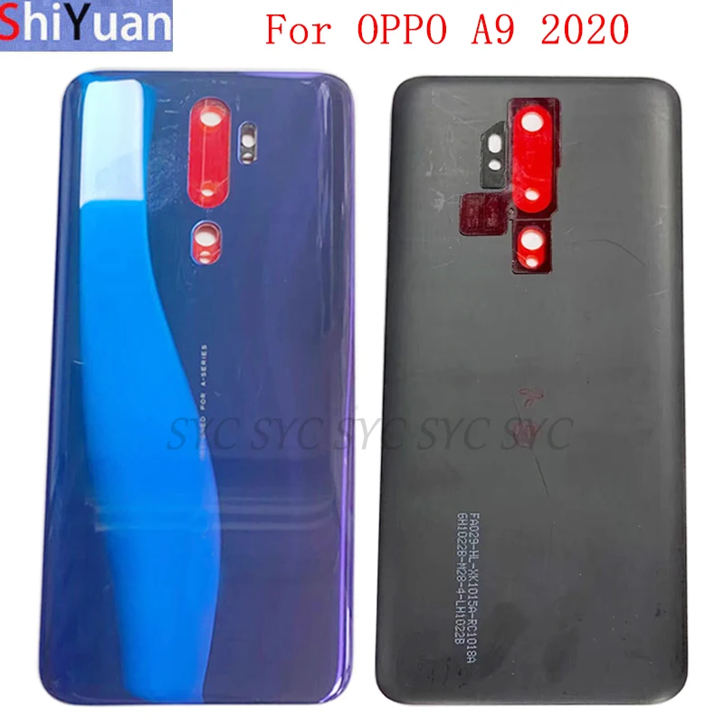 

Крышка батарейного отсека, задняя крышка, задняя крышка телефона для OPPO A9 2020 A11X, Крышка батарейного отсека с логотипом, запасные части