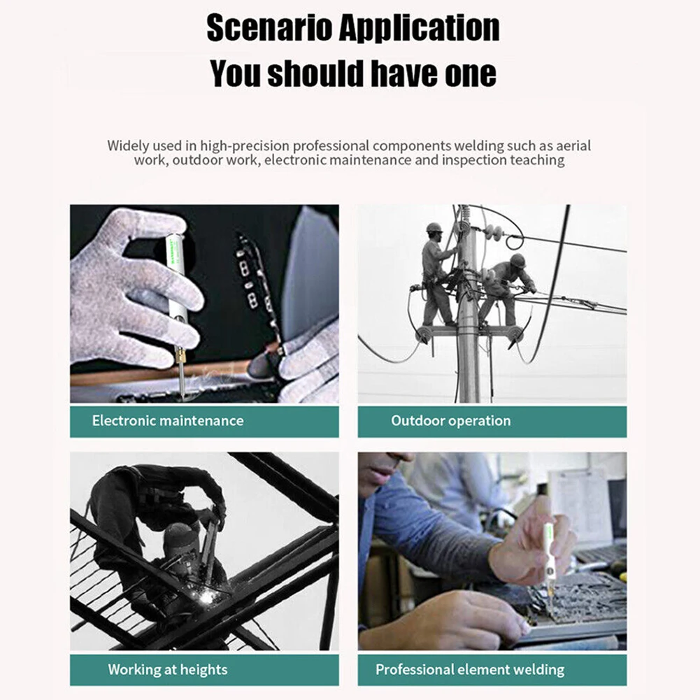 

USB Charging Soldering Iron 5V 8-10W Adjustable Temperature Soldering Iron Kit Welding Solder Rework Station Repair Tool