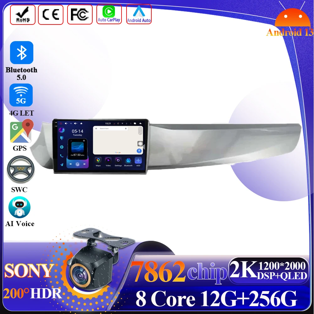 

Автомобильный радиоприемник Android Carplay для Alfa Romeo Giulietta 2010-2014, мультимедийный проигрыватель, GPS-навигация, № 2DIN, DVD, телефон с сенсорным экраном и Wi-Fi