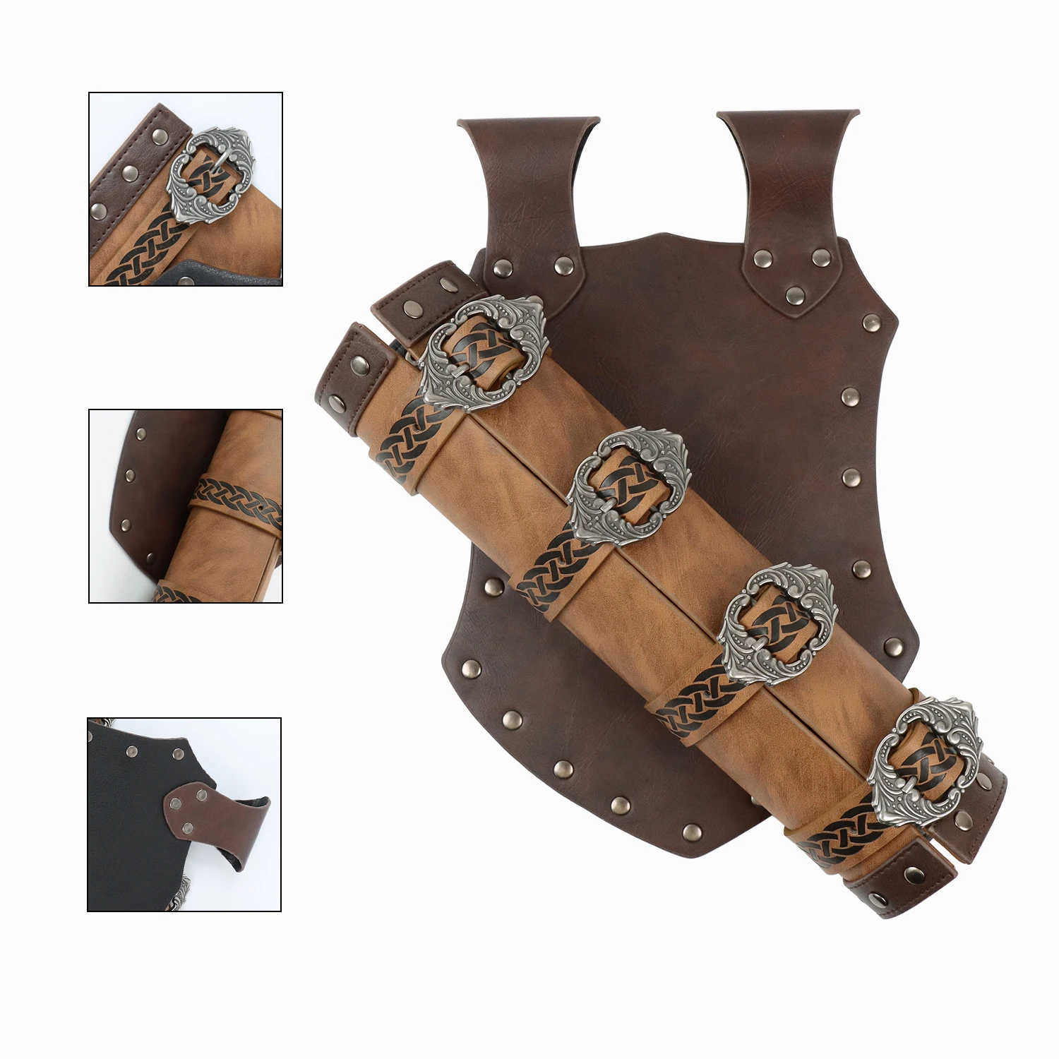Medieval Scabbard Belt Warrior With Sword Storage Sword Set Halloween Role-playing Accessories