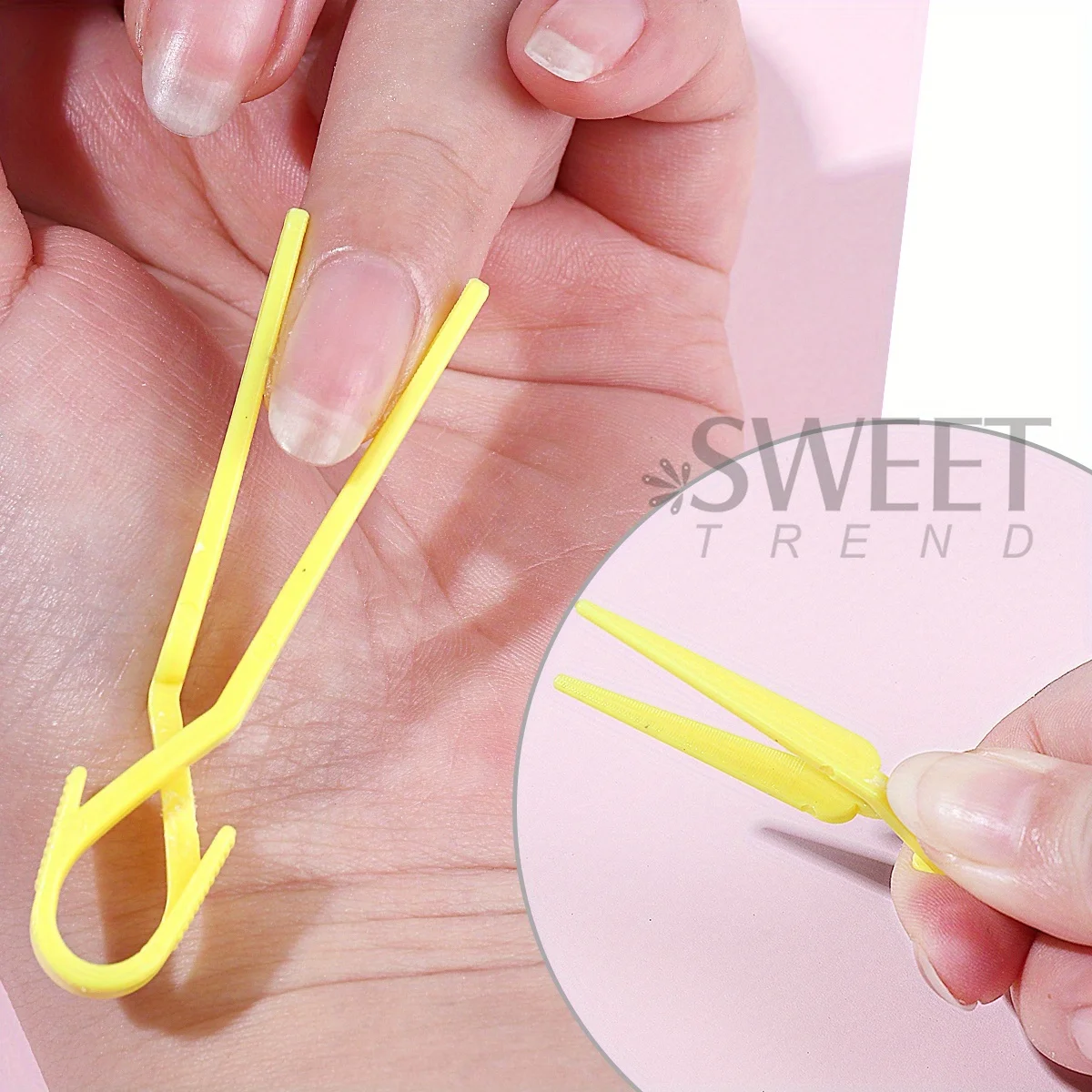 20pcs Anti-Spill Nail Polish Applicator Clips Positioning Cross Fingernails Auxiliary Tools Phototherapy Care Manicure Accessory