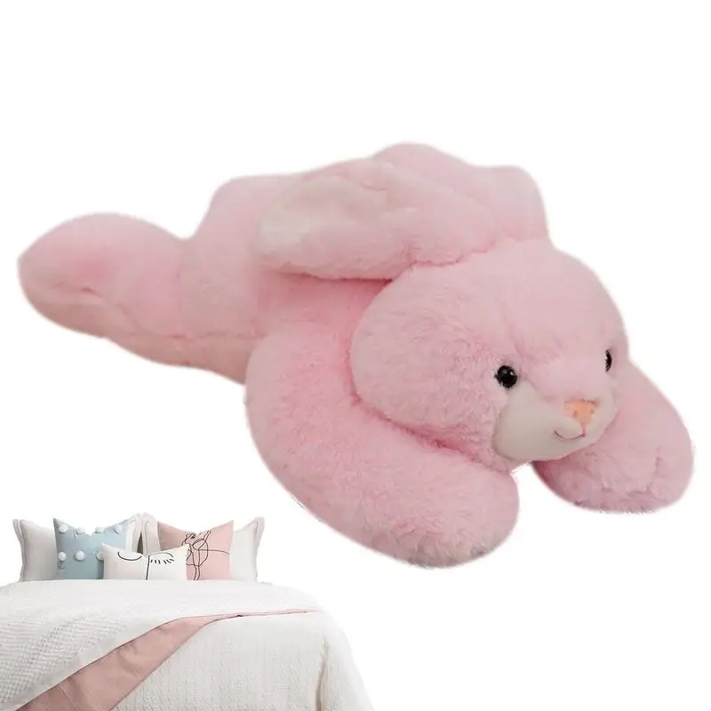 

Bunny Stuffed Plushie Cute Lying Bunny Plushie Pillow Toys Soft Animal Pillow Plushie Doll Toy 30cm/11.8inch Stuffed Animal Sofa