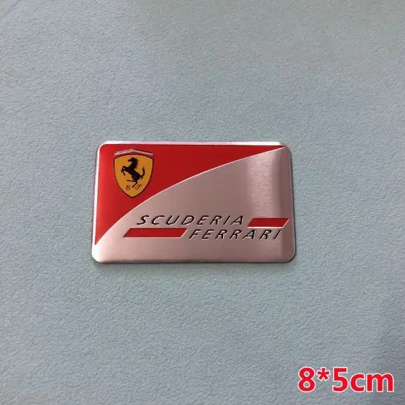 Universele metalen kras stickers voor auto logo omtrek