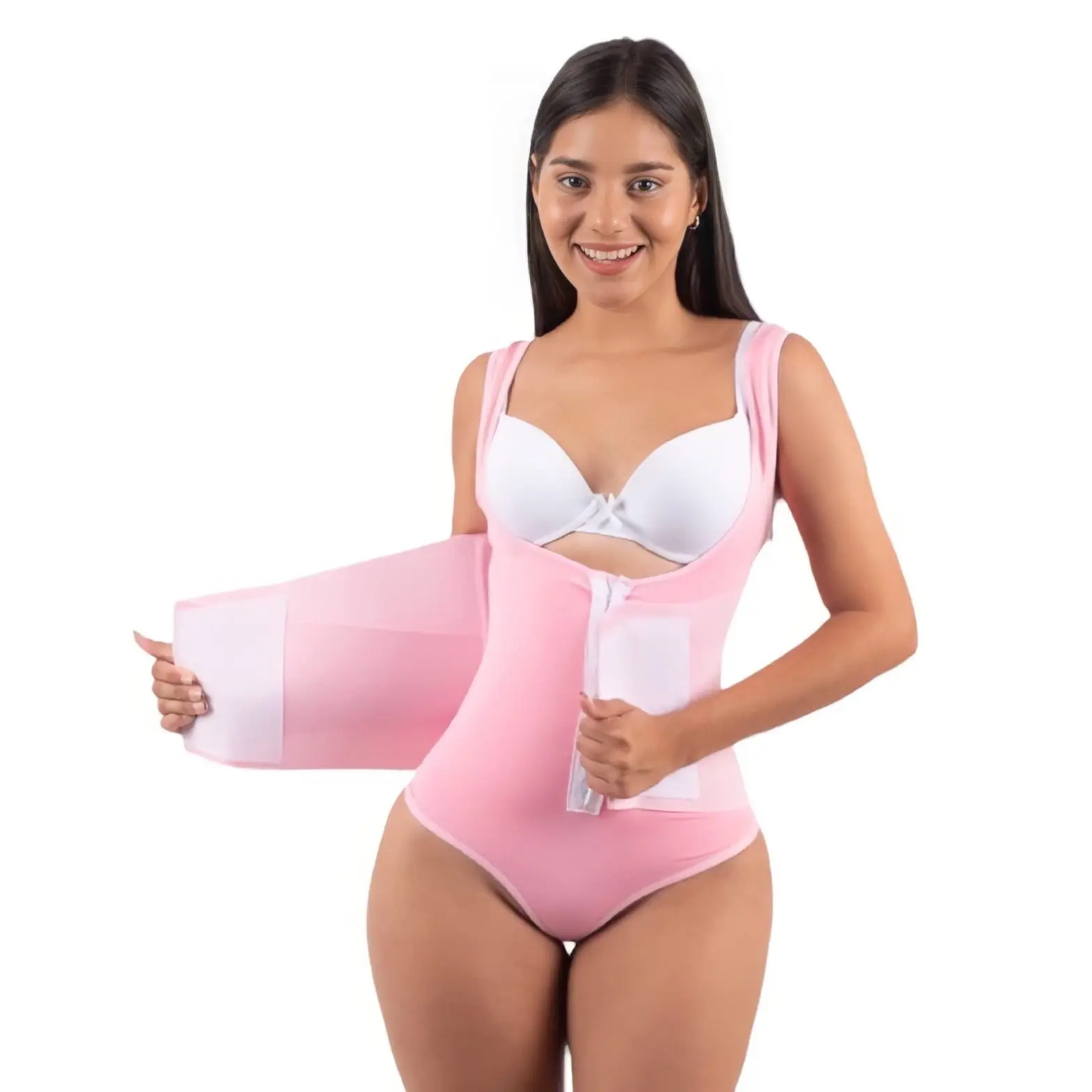 Button-Up Zip-Up Corset Top Women Shapewear Corset Waist Trainer Weight Loss Body Shaping Tank Top Ultra Waist Girdle Shaper