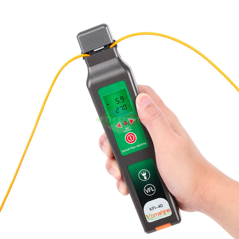 Live Fiber Optical Identifier KFI-40 with LED Display, VFL 10MW, Identifying direction break checker