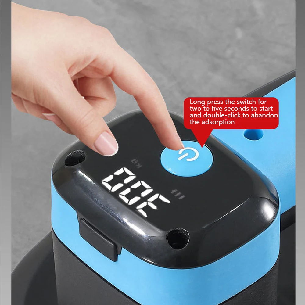 New 300kg Load Capacity Electric Vacuum Suction Cup USB Rechargeable Ceramic Tiles Sucker Air Pump Lifting Tool For Construction