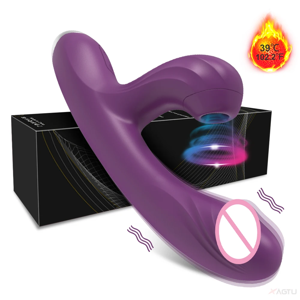 G-spot Clitoral Stimulator And Vibrator 2-in-1 Clitoris Sucker_voghion.com
