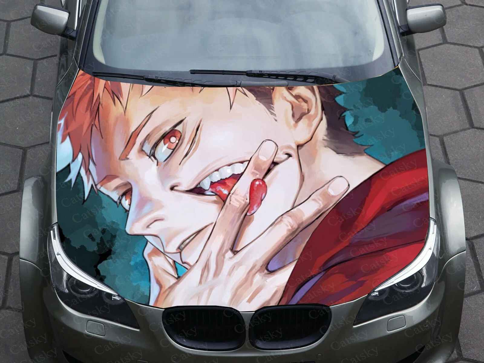 

Jujutsu Kaisen Itadori Yuuji Car Decal Graphics Vinyl decal Cover Pattern Packaging Decal custom DIY design hood engine Stickers
