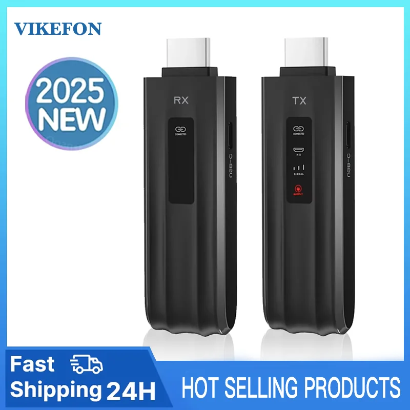 5G 1080P 60Hz 50M Wireless HDMI Video Audio Transmitter Receiver 8TX to 1RX Adapter Dongle For TV Box Monitor Projector PC