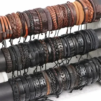 5 peças de correias femininas masculinas de estilo aleatório, corda, pulseira de couro, presente festivo clássico feminino (incluindo, mas não limitado para foto) 1