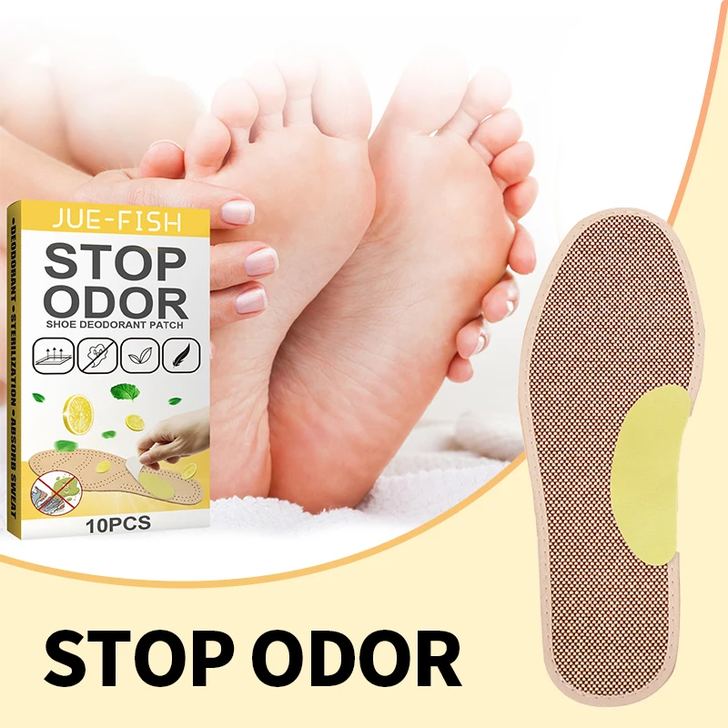 Shoe Odor Removal Spray Shoe Odor Spray Shoes Deodorant Patch Foot Odor Removal Paste Footwear Stink Antibacterial Insole Deodorizer Lemon Fresh Sticker