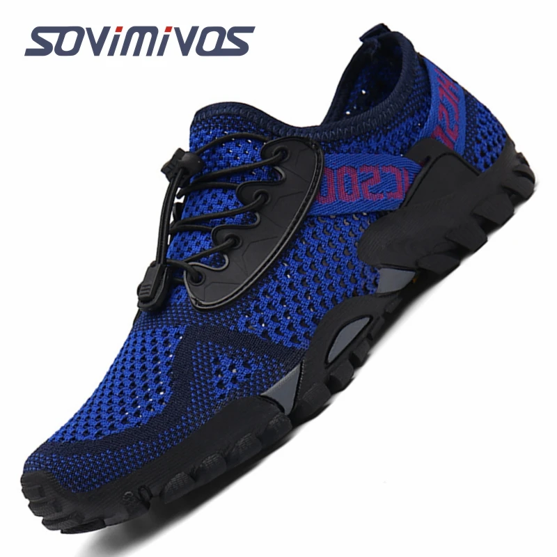 

Men Breathable Sneaker 2023 New Fashion Shoes for Men Climbing Hiking Shoes Women Outdoor Beach Wading Shoes Barefoot Sneakers