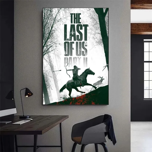 The Last of Us Part II Game Poster Gallery Prints Wall Decals Home Decor Decoration Self Adhesive Living Room Sticker 4