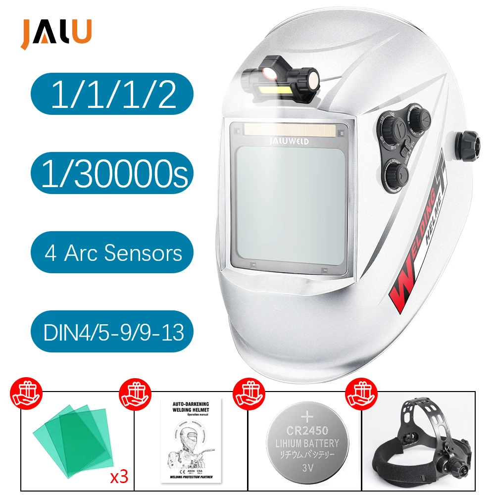 Auto Darkening Welding Helmet Welding Helmet 4 Arc Sensor Chameleon