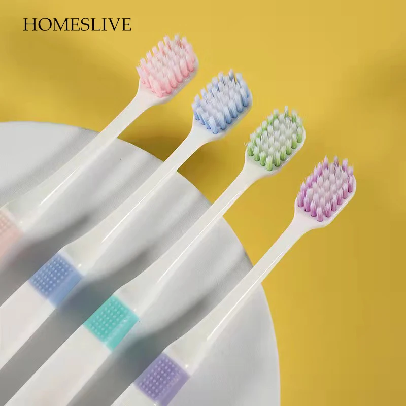HOMESLIVE 4PCS Toothbrush Dental Beauty Health Accessories For Teeth Whitening Instrument Tongue Scraper Free Shipping Products