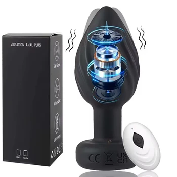 Remote-Controlled Anal Plug Vibrator – Prostate & Vaginal Massager for Men & Women | Oman & UAE Delivery (VIP13)