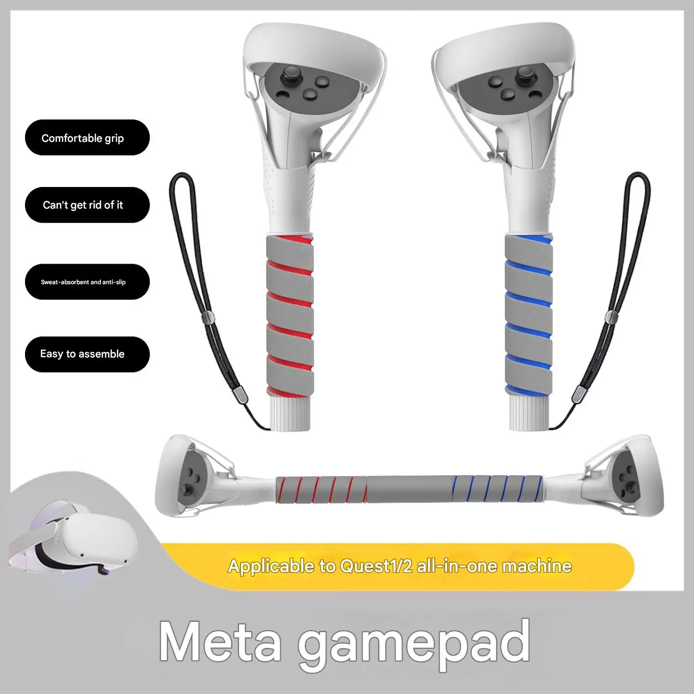 For Meta Oculus Quest Controller Stick Game Extended Stick Game