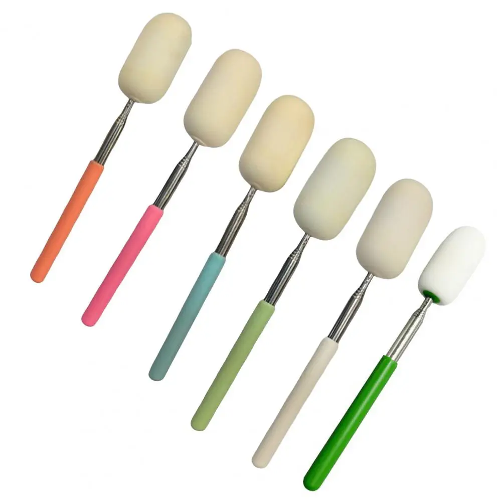 1/3Pcs Pottery Sponge Stick Stainless Steel Handle Telescoping Pottery Cleaning Sponge Tall Narrow Water Removal Tools,pottery tools,pottery sculpting tools