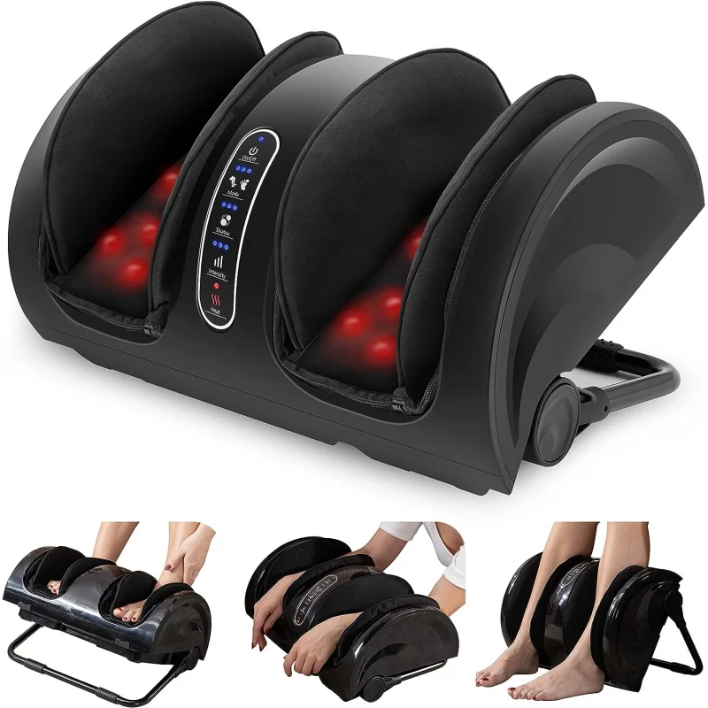 

Snailax Foot Massager Machine with Heat,Shiatsu Feet and ,Kneading Rolling for ,Calf,Ankle,Leg,Improve Circulati