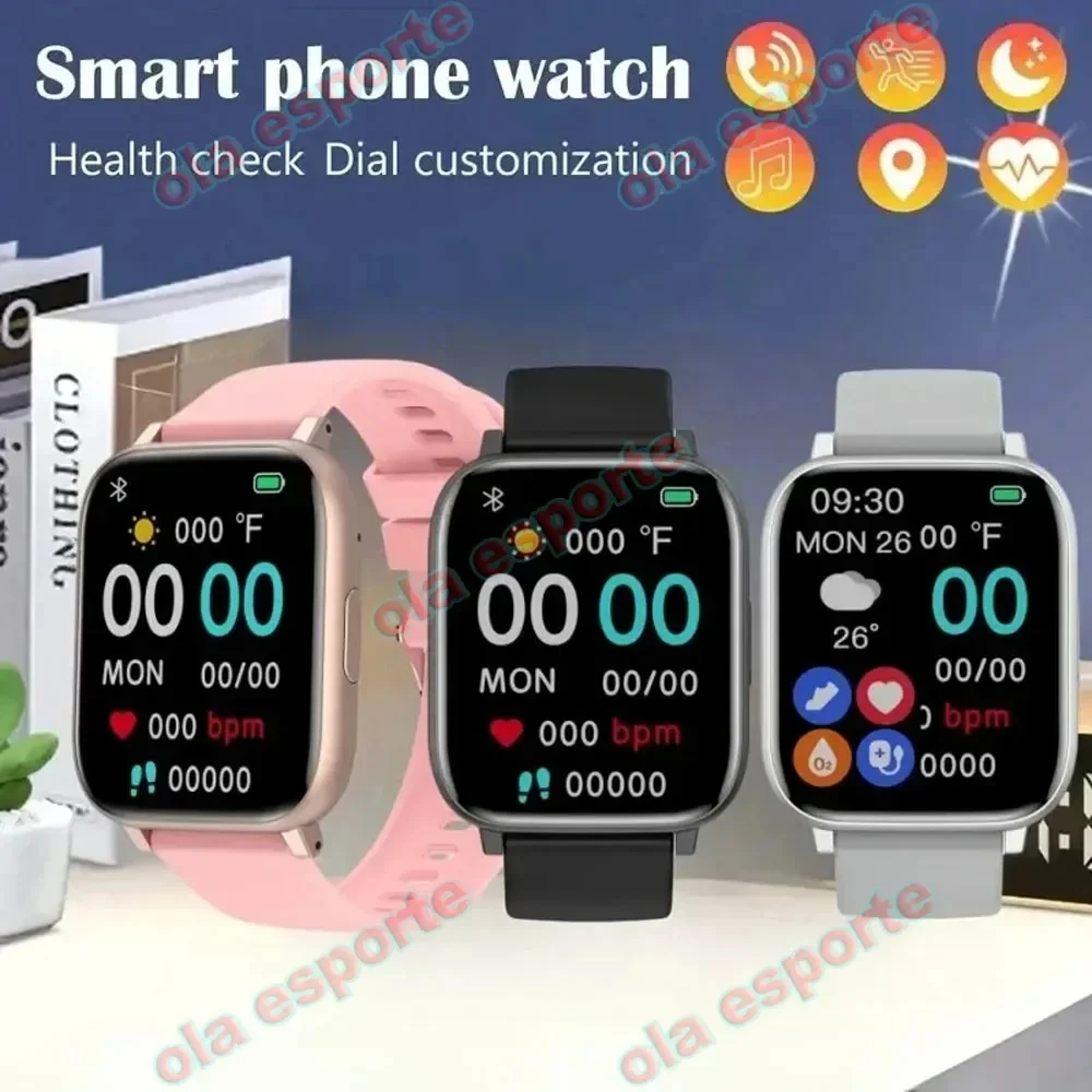 Smart Watch 2025 Bluetooth Call Sleep Heart Rate Health Monitoring