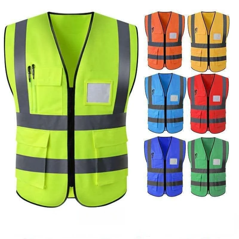 Reflective Protective Clothing Coat for Nighttime Traffic Safety